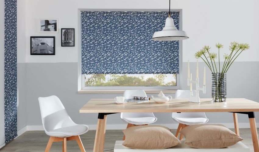 Create a Serene Atmosphere with Botanical Print Roller Blinds